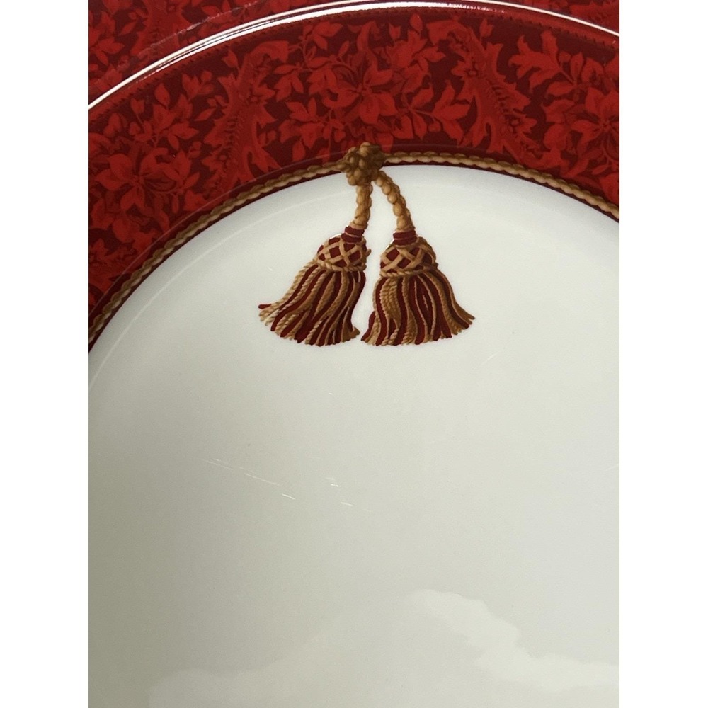Hallmark Sakura Holiday Abundance Collector Plate Stoneware Christmas Round (4) - Picture 2 of 7